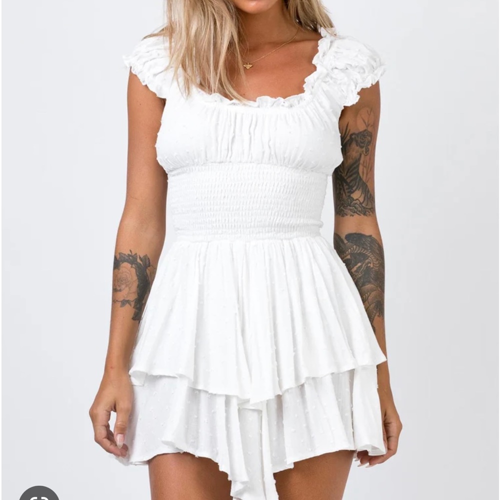 White Princess Polly Dress
